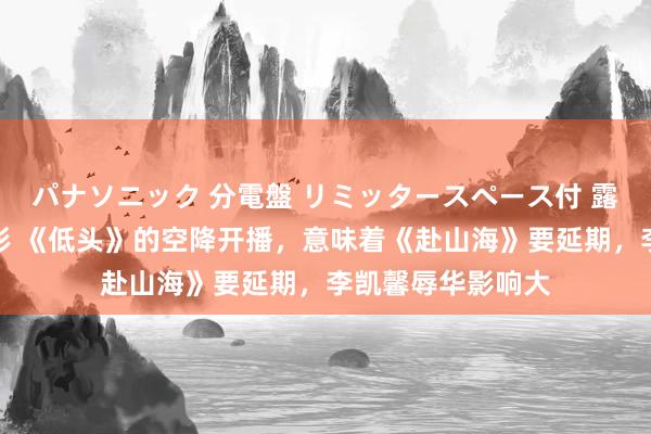 パナソニック 分電盤 リミッタースペース付 露出・半埋込両用形 《低头》的空降开播，意味着《赴山海》要延期，李凯馨辱华影响大